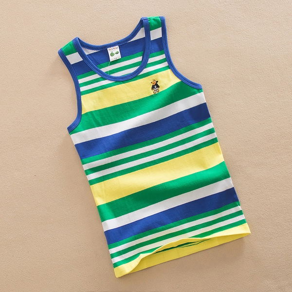 Детски потници за момчета - раирани и цветни - сини, зелени, оранжеви 