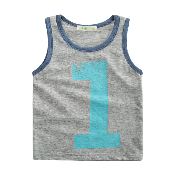 Детски памучни потници за момчета в пет топли цвята.