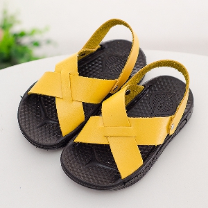 Детски сандали за момчета в син,жълт и бял цвят - 3 модела