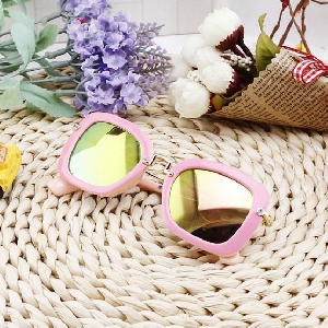 Детски слънчеви очила с розова, бяла и тигрова рамка - за момичета и момчета