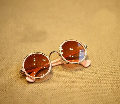 Детски слънчеви очила за момчета и момичета в ретро стил - лилави, бели, розови рамки