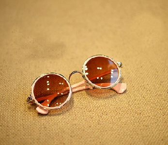 Детски слънчеви очила за момчета и момичета в ретро стил - лилави, бели, розови рамки