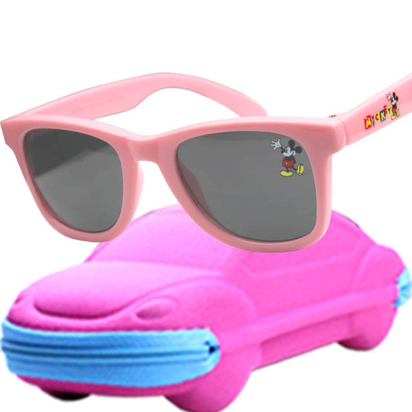 Детски слънчеви очила за момчета и момичета с калъфче кола - Car