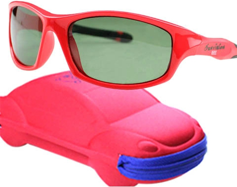 Детски слънчеви очила за момчета и момичета с калъфче кола - Car