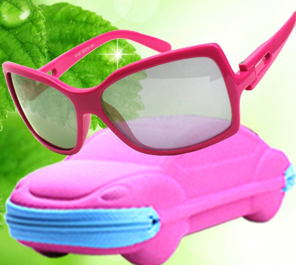 Детски слънчеви очила за момчета и момичета с калъфче кола - Car