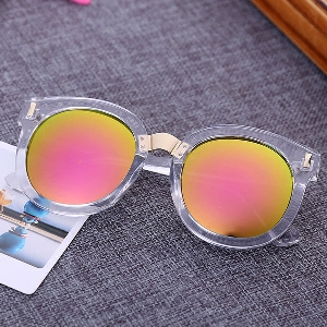 Детски слънчеви очила за момчета и момичета - тигрови рамки, оранжви и сини огледални стъкла