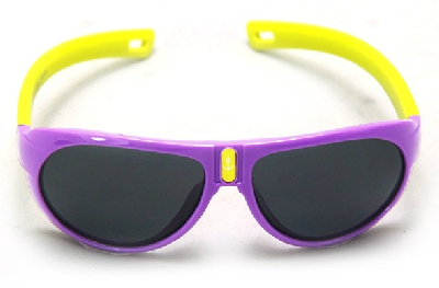 Детски слънчеви очила за момчета и момичета с безопасни и меки рамки - жълти, сини, червени и други дизайни
