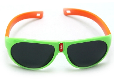 Детски слънчеви очила за момчета и момичета с безопасни и меки рамки - жълти, сини, червени и други дизайни