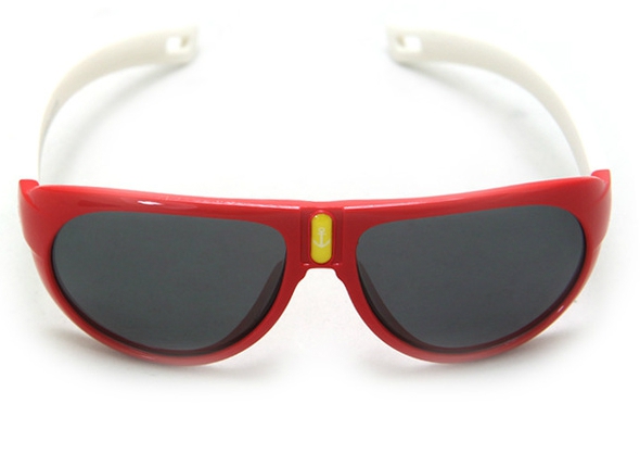 Детски слънчеви очила за момчета и момичета с безопасни и меки рамки - жълти, сини, червени и други дизайни