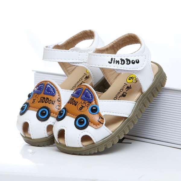 σανδάλια για παιδιά με καλάθι για τα αγόρια: Λευκό, μπλε, καφέ