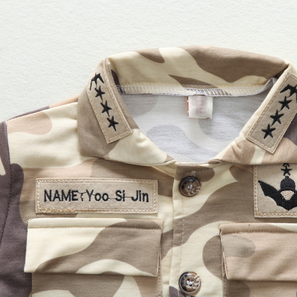 Детски камуфлажен комплект от 3 части за момчета.