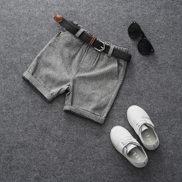 Детски костюм риза с къс ръкав и панталон