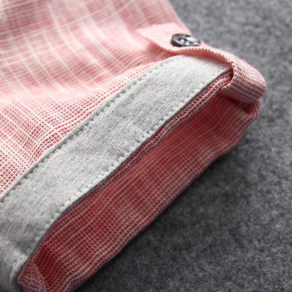 Детски костюм риза с къс ръкав и панталон