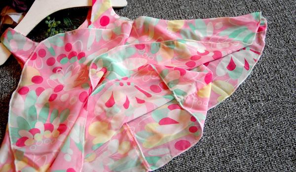 Детски шифонен потник и панталон за момичета