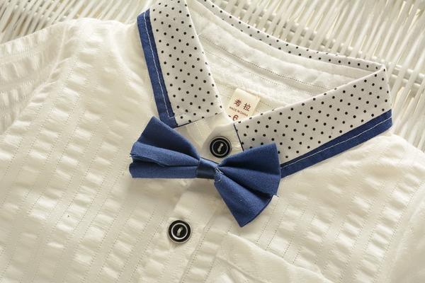 Παιδικό βαμβακερό πουκάμισο με παπαρούνα