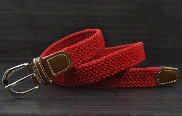 Детски еластични тънки колани за момчета и момичета - сини, кафяви, цветни - 95 - 108 см дължина; ширина: 2.5 см