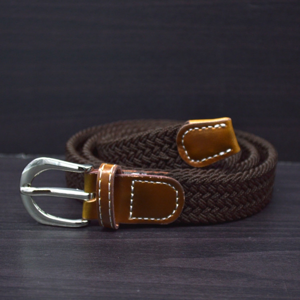 Детски еластични тънки колани за момчета и момичета - сини, кафяви, цветни - 95 - 108 см дължина; ширина: 2.5 см