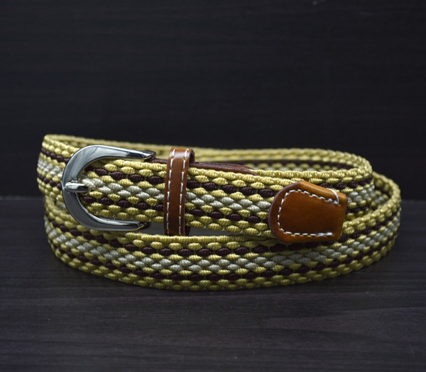 Детски еластични тънки колани за момчета и момичета - сини, кафяви, цветни - 95 - 108 см дължина; ширина: 2.5 см