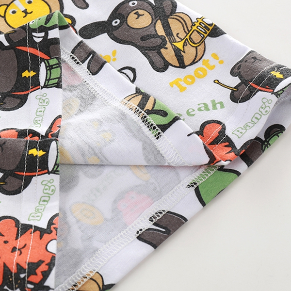 Шарена детска тениска за момчета с животни - 1 модел