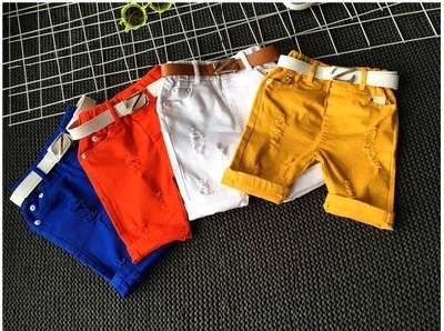 Детски къси цветни панталони за момчета
