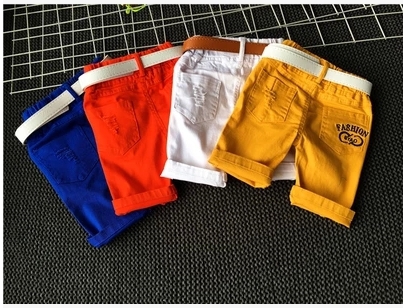 Детски къси цветни панталони за момчета