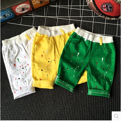 Детски къси панталони с ластик за момчета