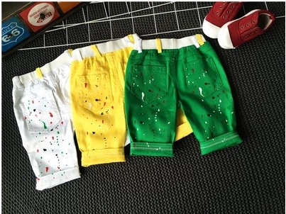 Детски къси панталони с ластик за момчета