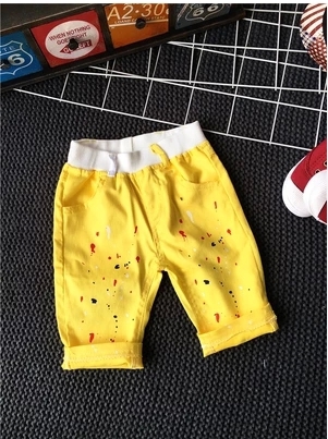 Детски къси панталони с ластик за момчета