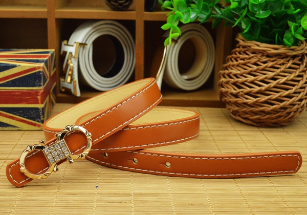 Детски колани от изкуствена кожа с декоративна катарама - червени, черни, сиви, сини