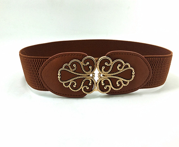 Детски еластичен колан за момичета - подходящ за прикрепване на якета и палта към талия - червени, черни, бели и кафяви