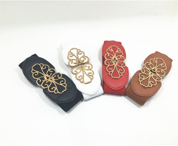 Детски еластичен колан за момичета - подходящ за прикрепване на якета и палта към талия - червени, черни, бели и кафяви