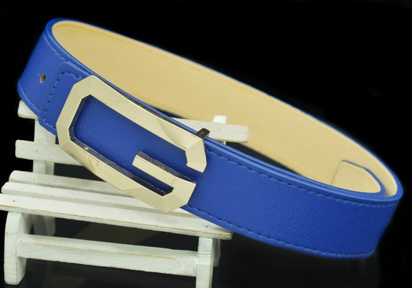 Детски колан от изкуствена кожа за момчета и момичета - червен, син, кафяв, бял и черен - G катарама