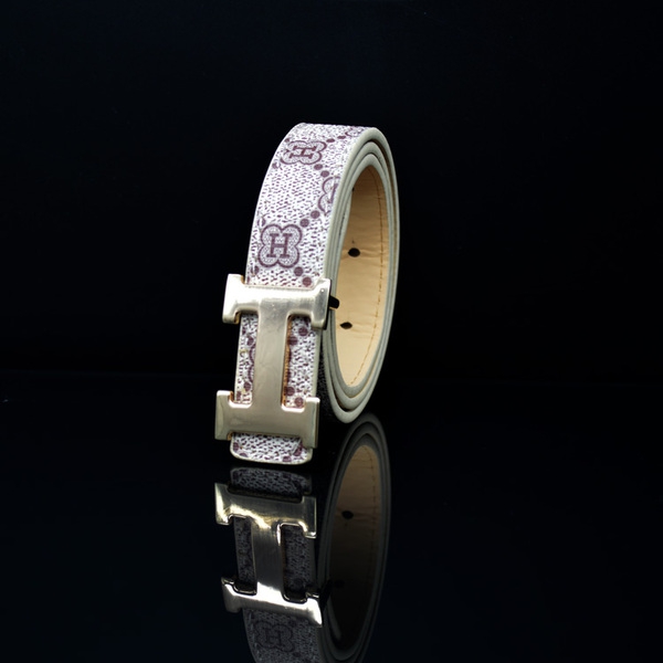 Детски колани за момчета и момичета - с кафяв и сив дизайн - дължина 78 см.