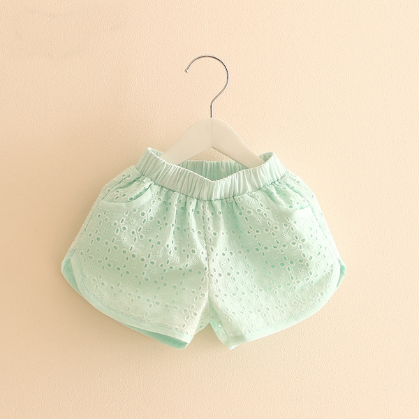 Детски къси панталони за момичета: 4 цвята