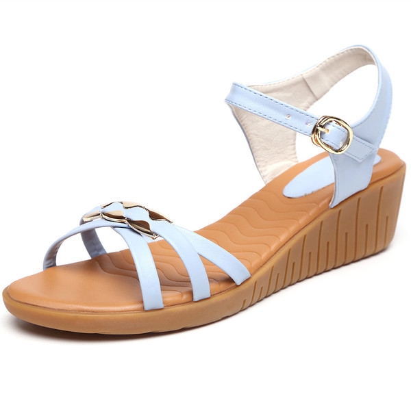 Дамски летни сандали - 2016 - светли модели от отворен тип