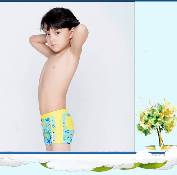 Детско долнище бански за момчета с морски мотиви