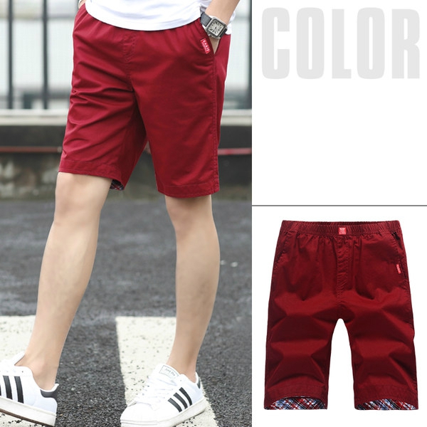 Ανδρικά σορτς - μπλε, μπεζ, κόκκινο, πορτοκαλί και πράσινο