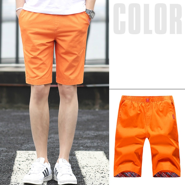 Ανδρικά σορτς - μπλε, μπεζ, κόκκινο, πορτοκαλί και πράσινο