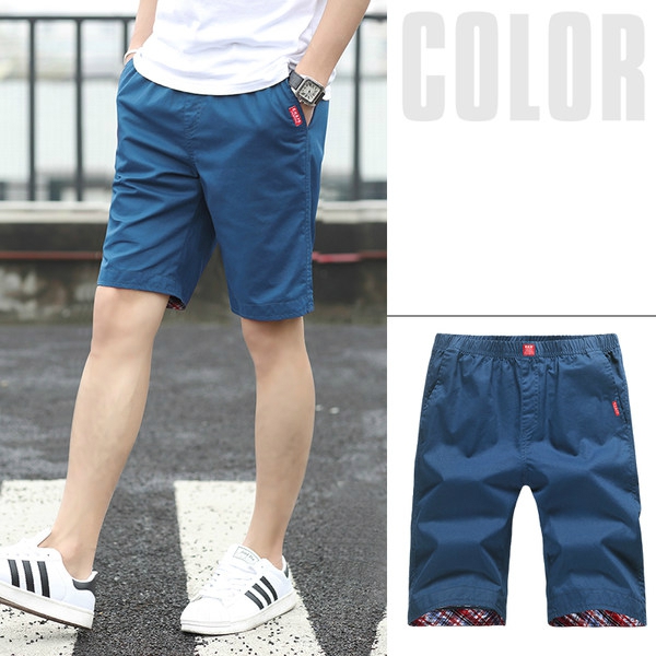 Ανδρικά σορτς - μπλε, μπεζ, κόκκινο, πορτοκαλί και πράσινο