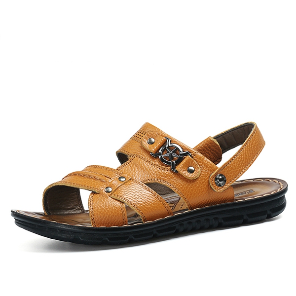 Мъжки кожени сандали и чехли