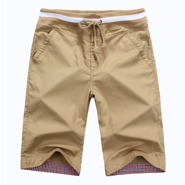 Мъжки летни къси панталони в син,бял,черен и бежов цвят 