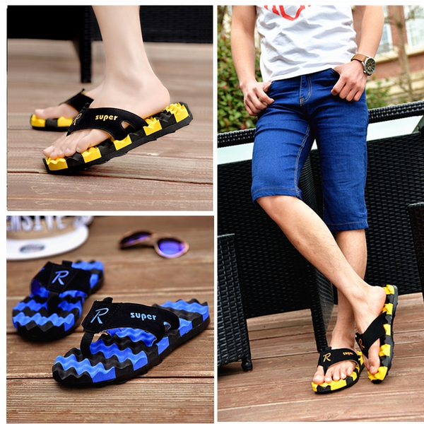 Мъжки летни дишащи чехли