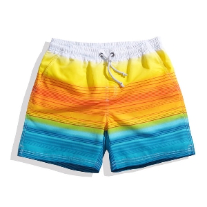 Мъжки цветни шорти за плаж