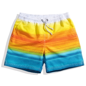 Мъжки цветни шорти за плаж