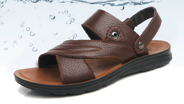 Мъжки сандали в кафяв и черен цвят подходящи за ежедневие - 8 модела