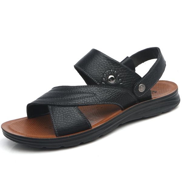 Мъжки сандали в кафяв и черен цвят подходящи за ежедневие - 8 модела