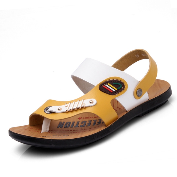 Мъжки сандали в 3 цветови комбинации подходящи за ежедневие