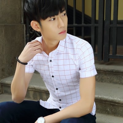 Летни меки  мъжки ризи  с къс ръкав - 18 модела 