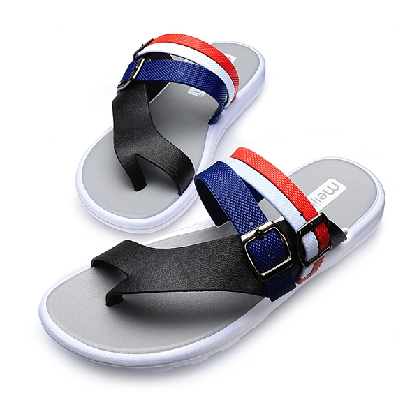 Мъжки чехли:4 цвята: Сини, Черни, кафяви, Бели