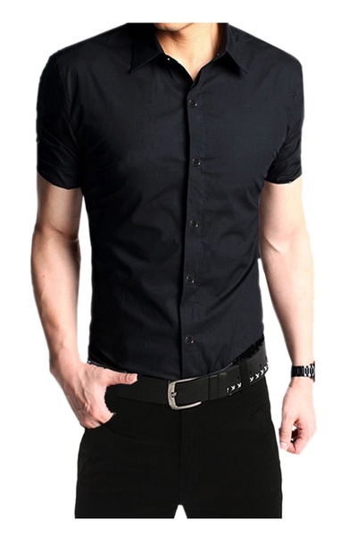 Памучни летни мъжки ризи с къс ръкав - 5 модела 